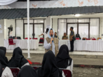 Kepala Bidang Pengadaan, Pemberhentian Dan Informasi Memberikan Arahan Kepada Peserta
